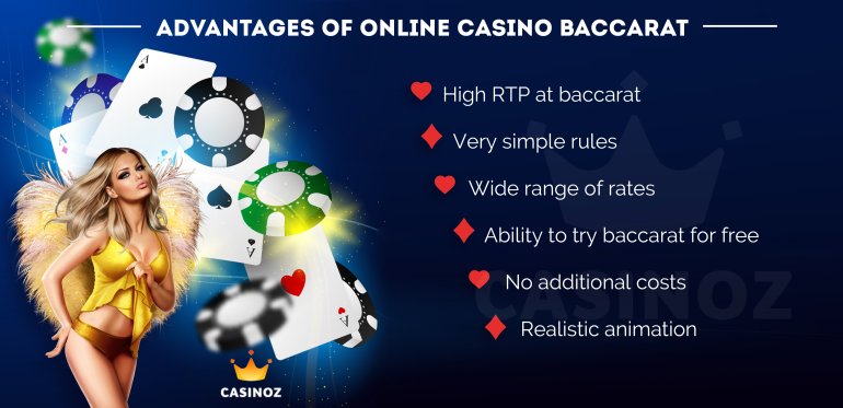 advantages of playing baccarat in an online casino