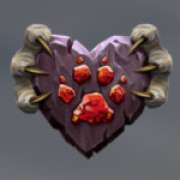 Hearts symbol in Untamed Wilds slot