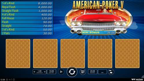 American Poker V (Wazdan)